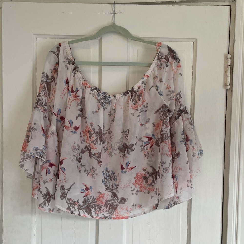 Off the shoulder blouse
